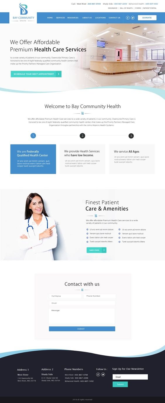 Healthcare Website