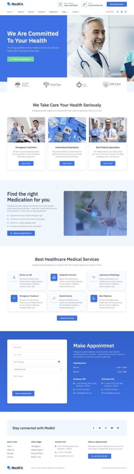 Healthcare Website